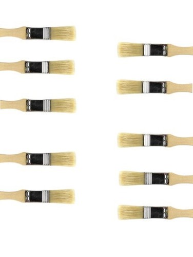 12mm disposable paint brushes - disposable,