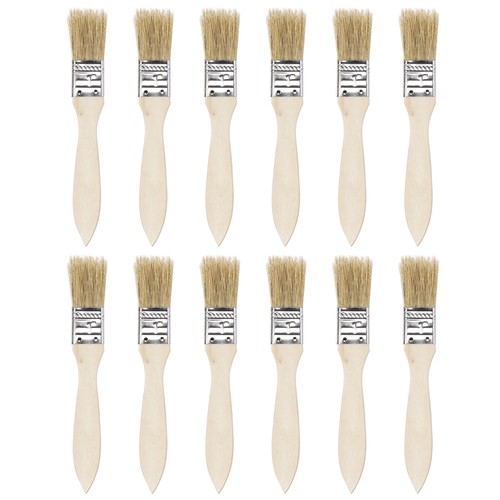 12pcs paint brush natural - brush,