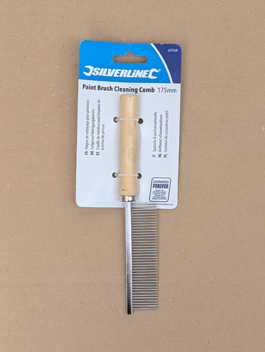 Silverline 175mm paint - paint, brush