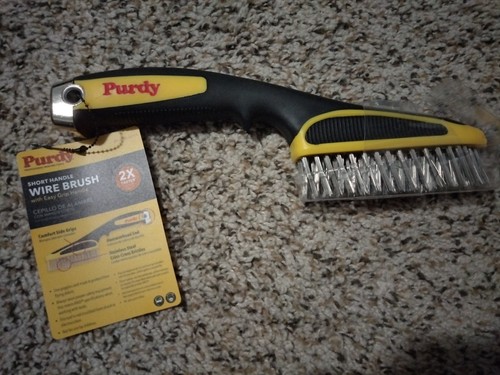 Paint brush comb slip - comb,, handle