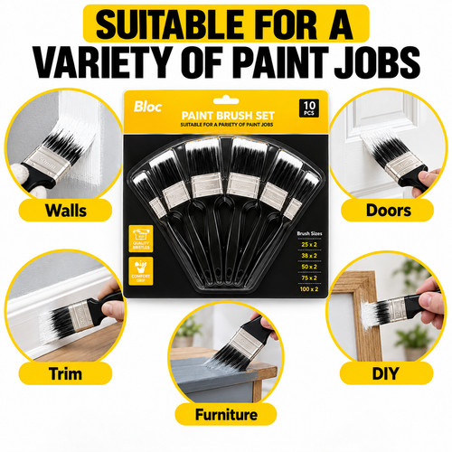 Bloc piece paint - 10, brush