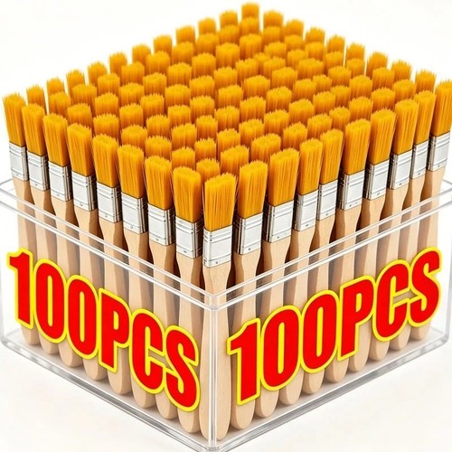 Paint brushes 100pcs mini - paint,
