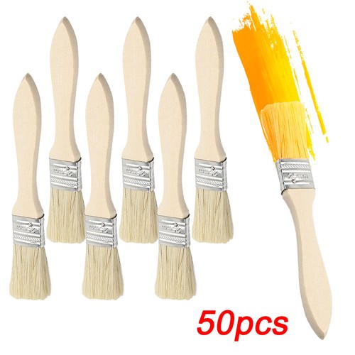 50pack paint brush set - paint, chip