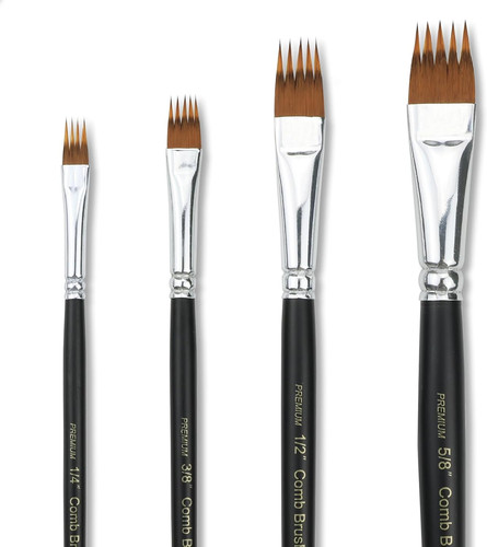 Gacdr paint brush comb - paint,