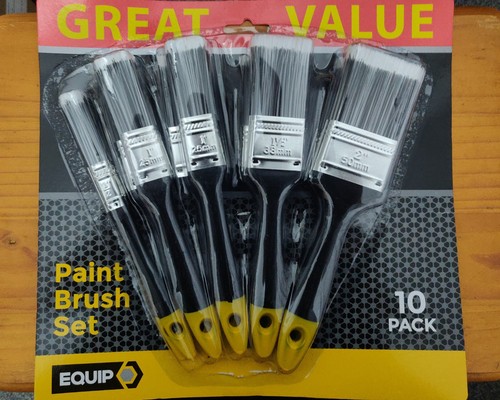 Equip pack paint brush set - 10,