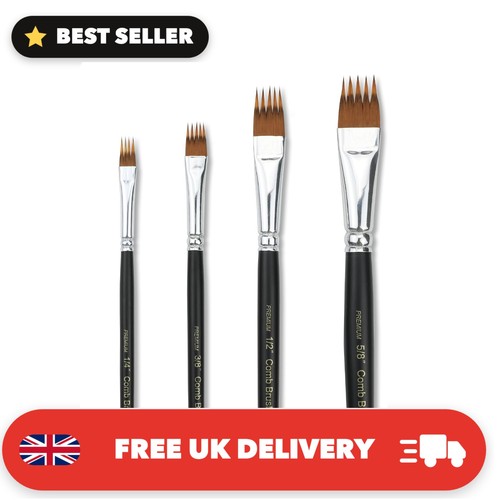 Paint brush comb set - brush,