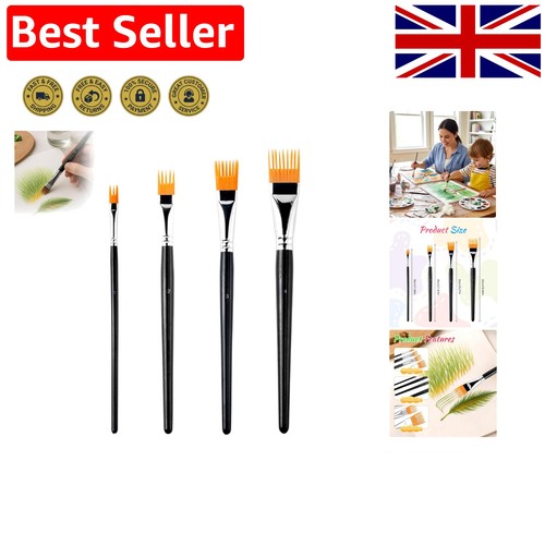 4pcs art grainer brush comb - grainer,
