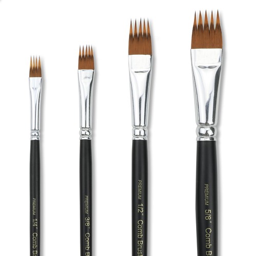 Gacdr paint brush comb set - brush,