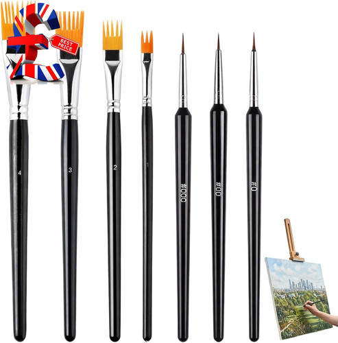 Paint brush comb oil - brush, 4