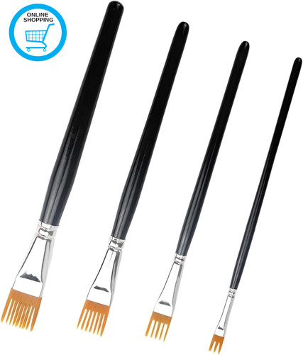 Paint brush comb - paint,